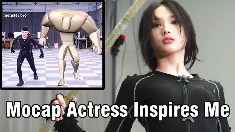 Ms. Cake Emulates Mocap Actress Sakana 😗🤸‍♀️