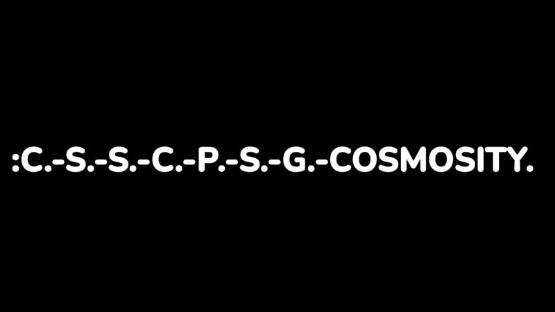 :GNOTICE OF THE COSMOSITY-COURSE.