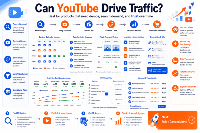 Can YouTube Drive Traffic?