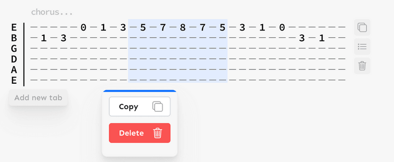 New in TabMaker: Select Multiple Columns!
