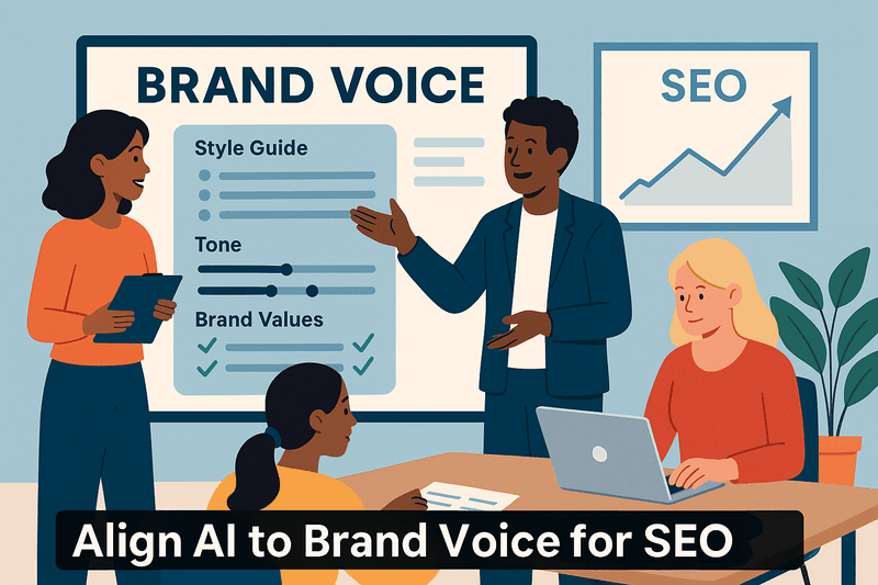 Align AI to Brand Voice for SEO: 2026 Guide