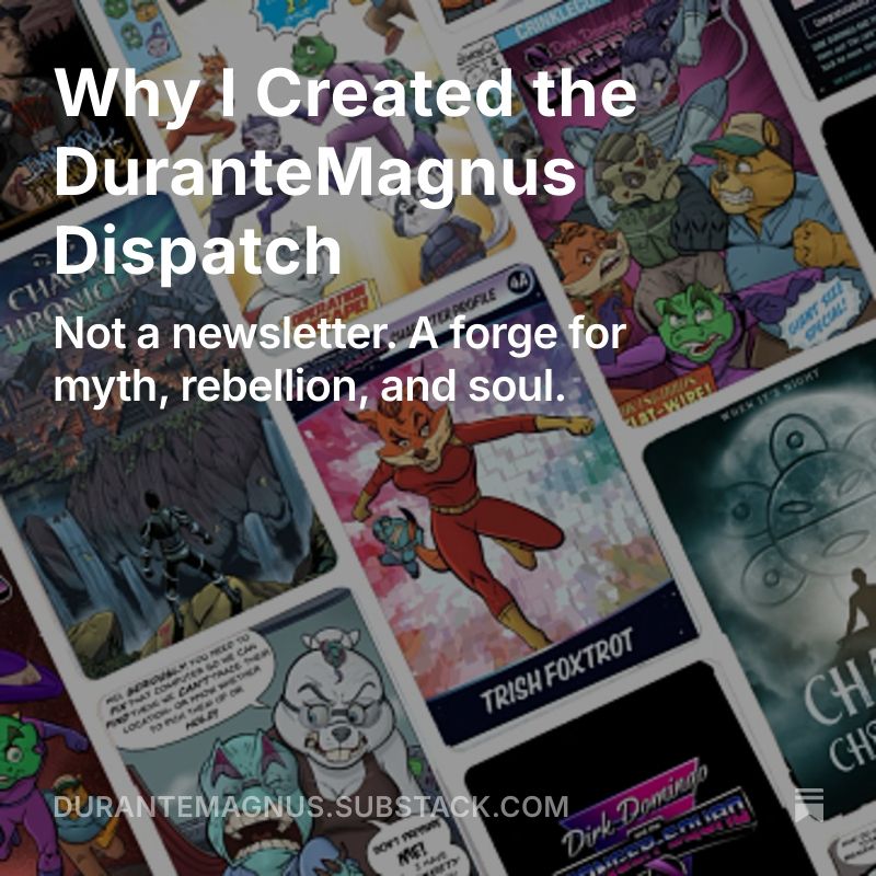New Lore Drop: Why I Created the DMA Dispatch