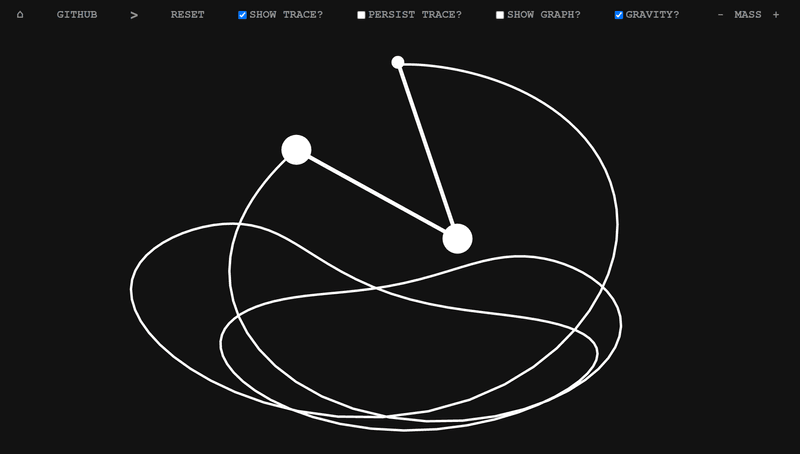 Interactive Double Pendulum Playground