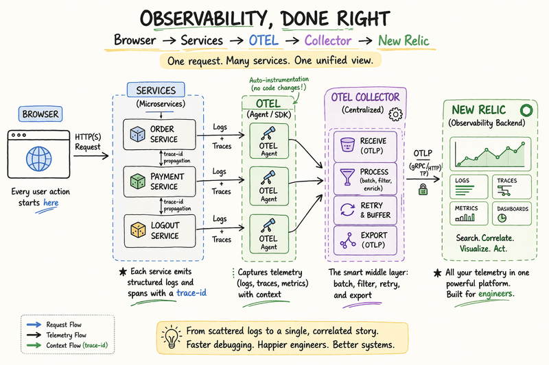 The Invisible System: Designing Observability with OpenTelemetry and New Relic
