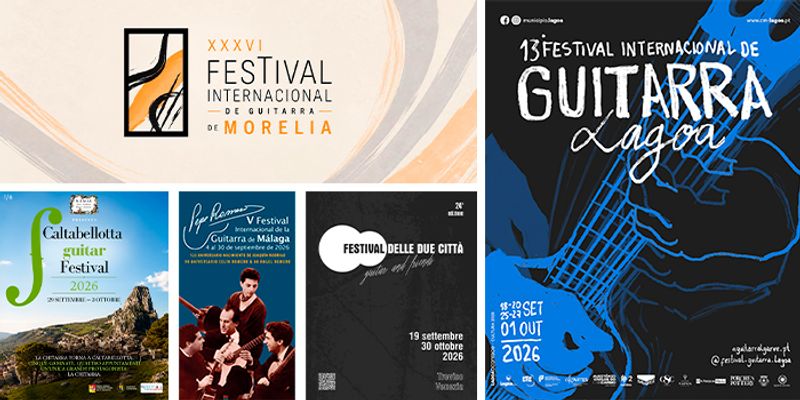 📆 Setiembre 2026: EVENTOS DE GUITARRA