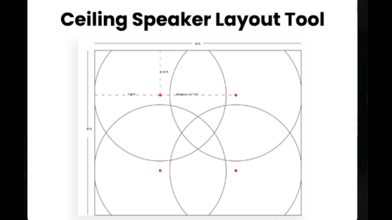 Ceiling Speaker Placement for Open-Plan Living Spaces
