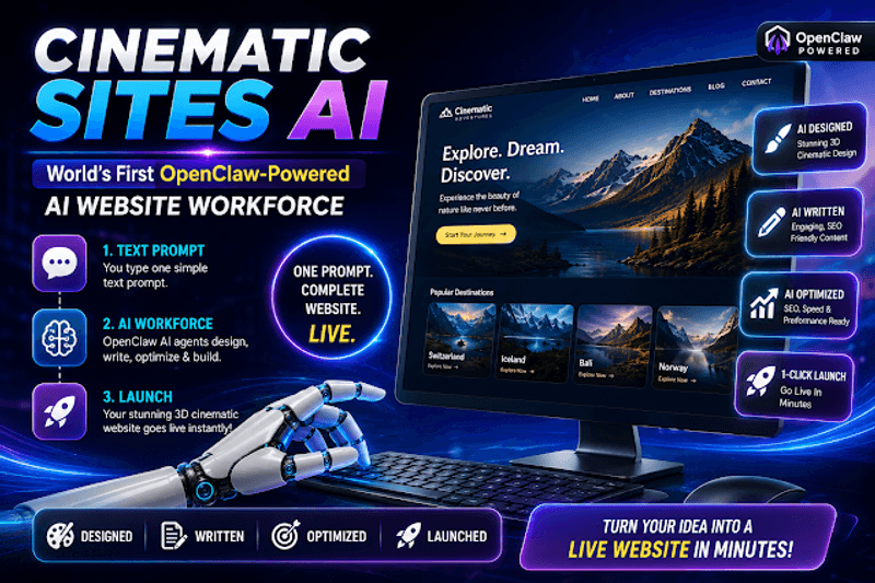 Cinematic Sites AI Review 2026: Is This the Future of AI Website Creation?