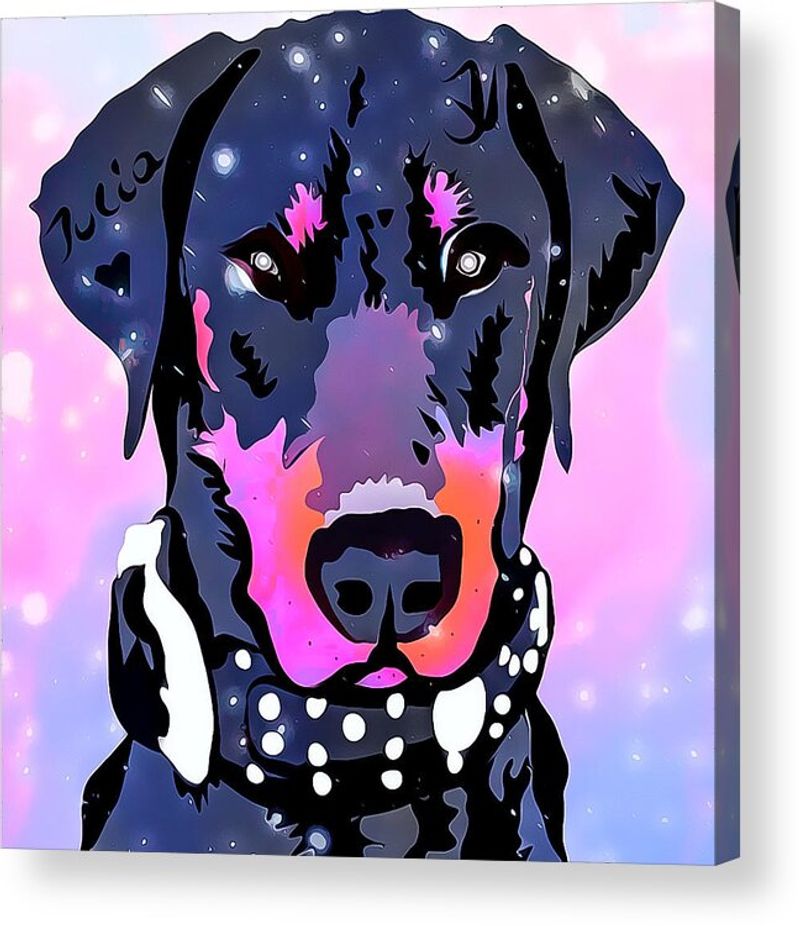 ILLUSTRATION dog Acrylic Print 🎨 Buy at : https://julia-bernardes.pixels.com/featured/ill