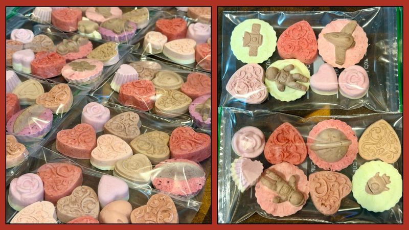 Freeze Dried Space-Themed Cheesecake Cups (Blended Fruits and Puddings)
