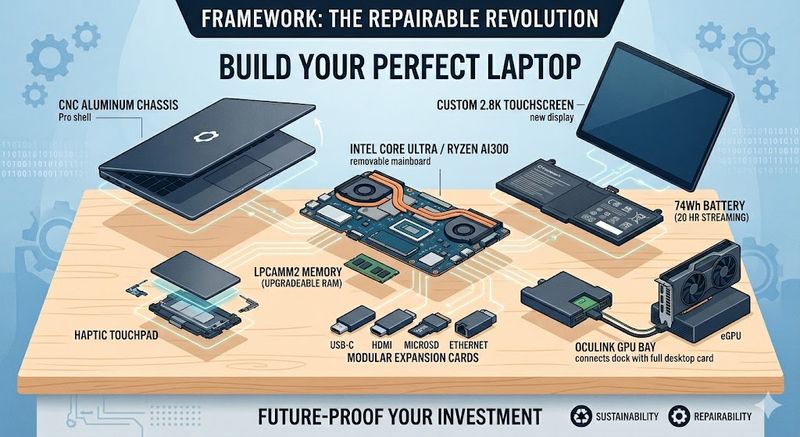 Framework’s Repairable Revolution: The Future of the Professional Laptop