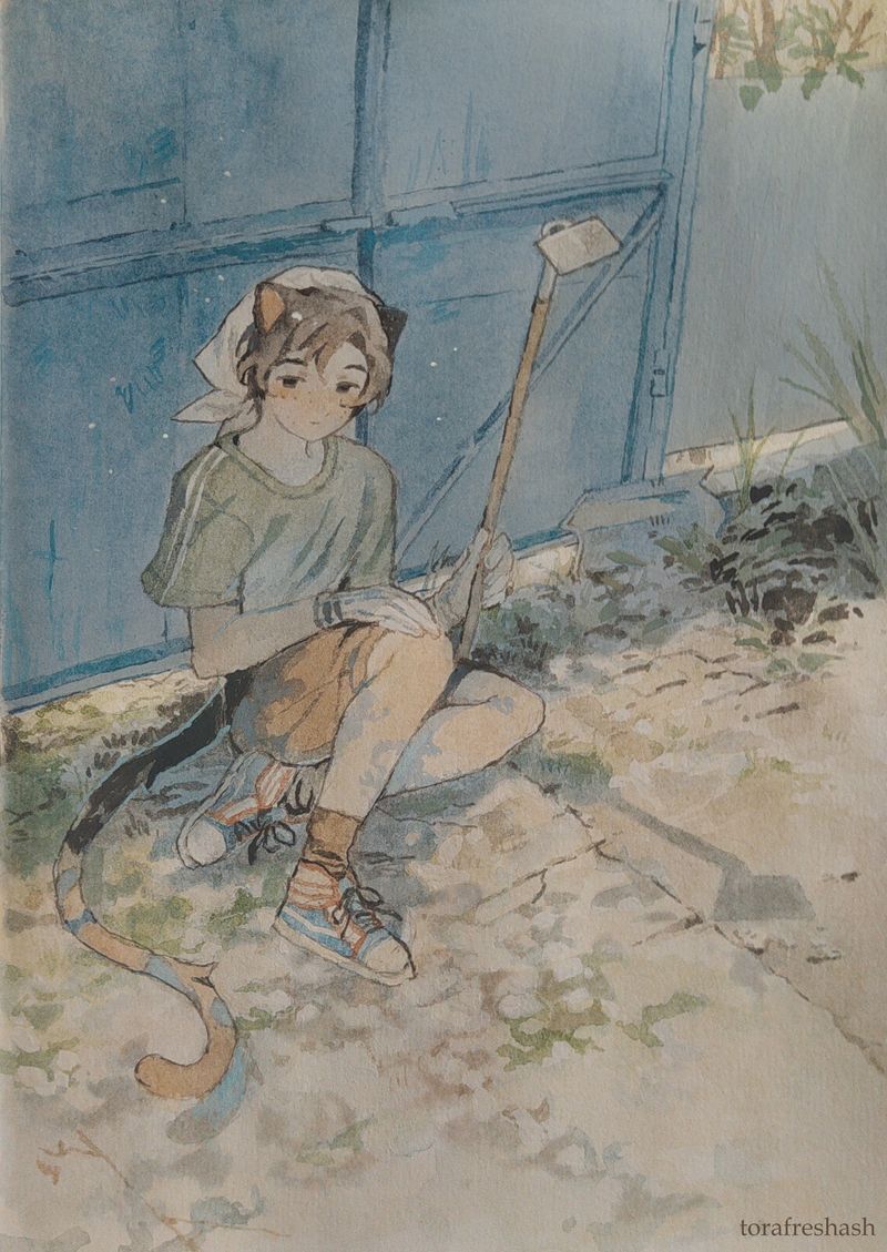 Watercolor artworks that I did for PleinAirpril 2026 ｡⁠*ﾟ⁠+🌾