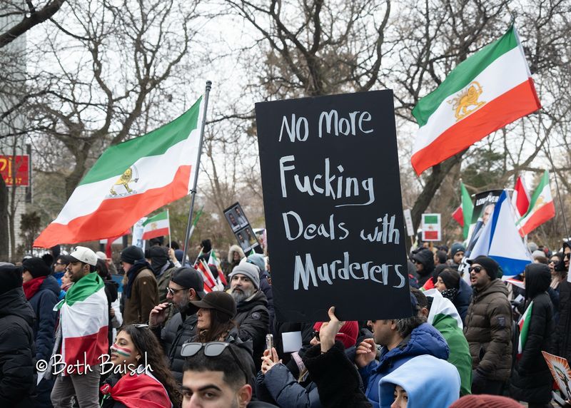 MASSIVE Freedom for Iran rally in Toronto