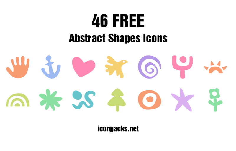 46 Free Abstract Shape Vector SVG, PNG Icons