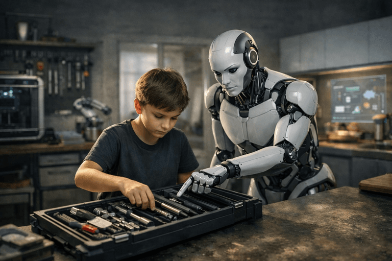 Jak vychovat dítě pro dobu robotů řízených AI