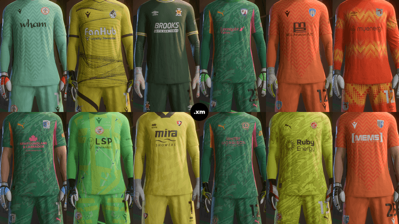 EPL League Two GK Kits 25-26 (Preview)