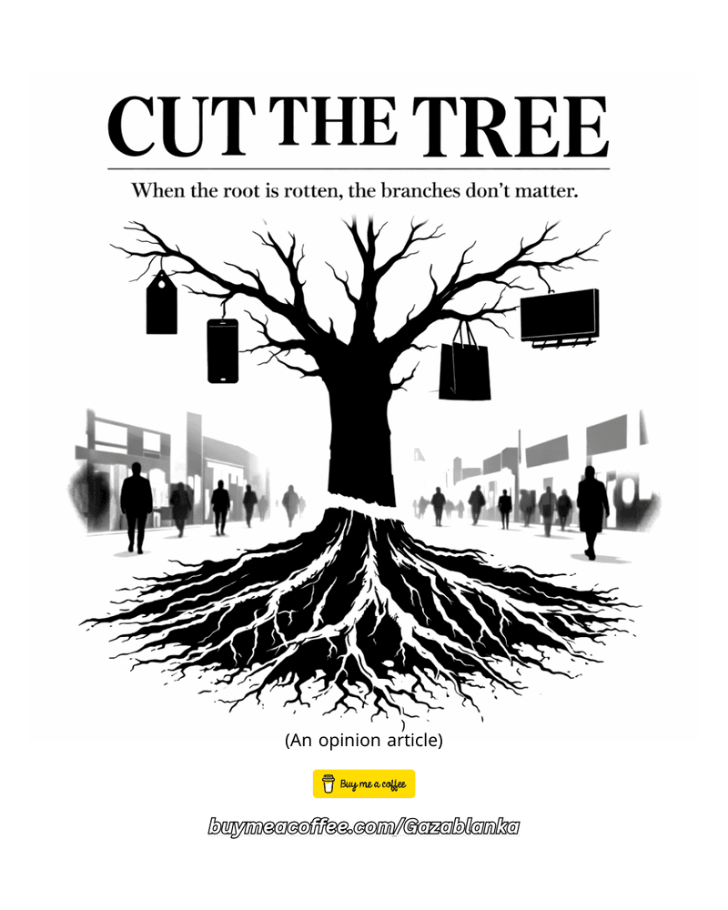 If the tree is rotten, cut it.