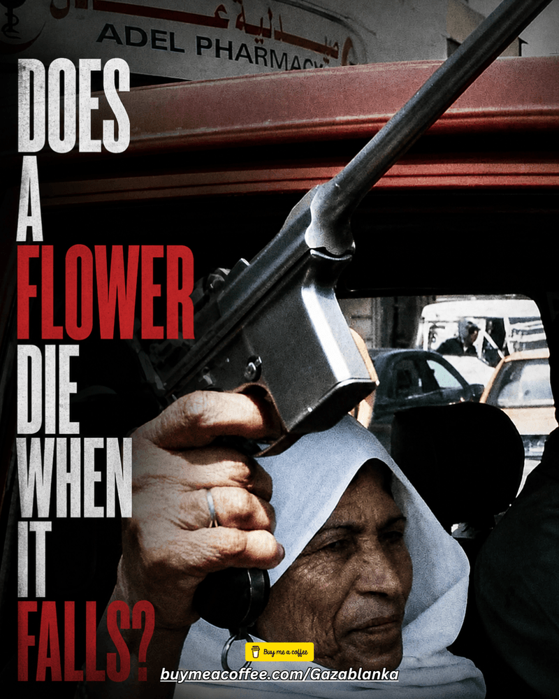 Does a flower die when it falls?