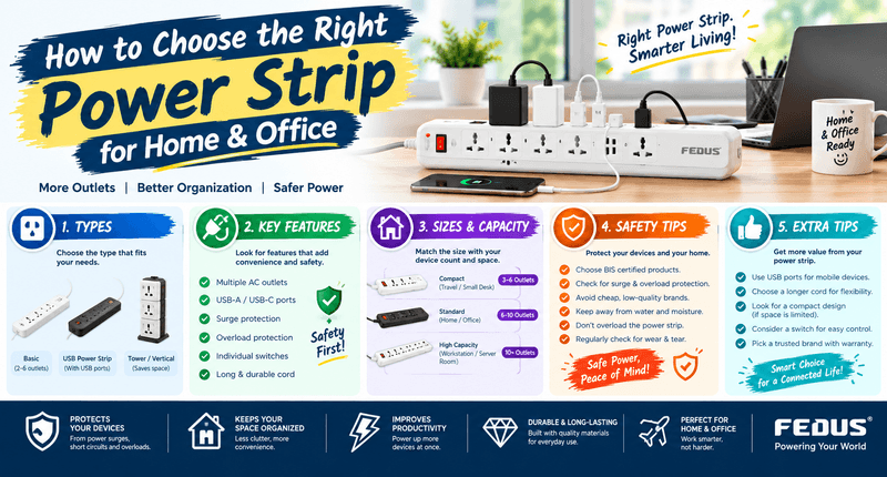 How to Choose the Right Power Strip for Home & Office