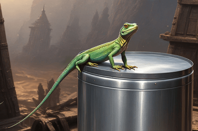 The Lizard and the Landing Pad