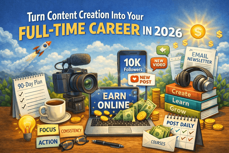 How to Turn Content Creation Into Your Full-Time Career in 2026