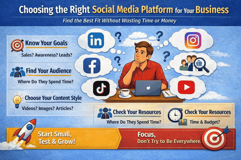 How to Pick the Best Social Media Platform for Your Business (Without Wasting Time)