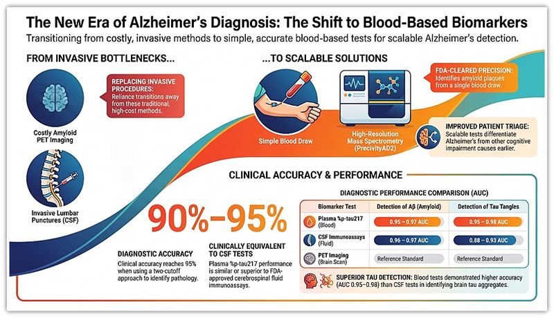 🩸 BLOOD TESTS: HIGHER ACCURACY FOR ALZHEIMER'S 🧠