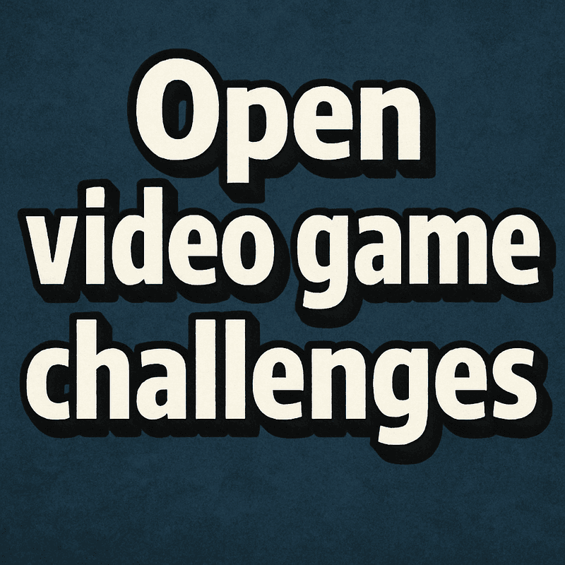Open Video Game Challenges