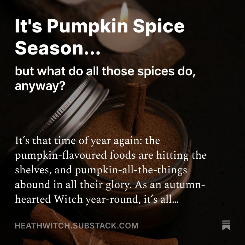 It's Pumpkin Spice Season