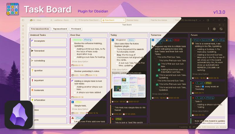 Task Board v1.3.0 🎉 | Big Changes