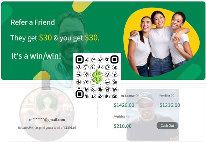 RebatesMe Flash Promo: $30 Signup + $30 Referrals [Ends 9/24; Worldwide]