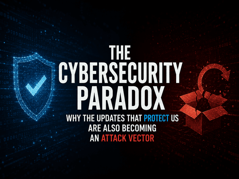 The Cybersecurity Paradox: Why the Updates That Protect Us Are Also Becoming an Attack Vec