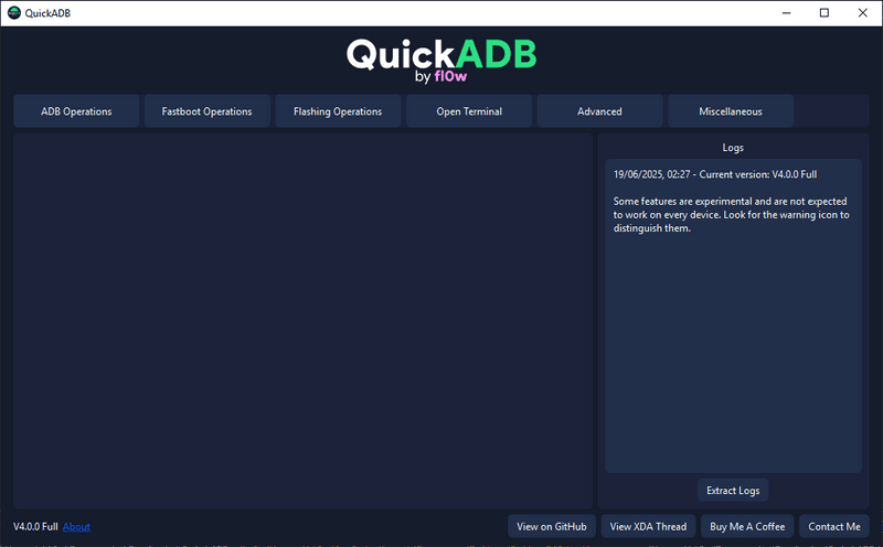 Sneak peek from QuickADB V4