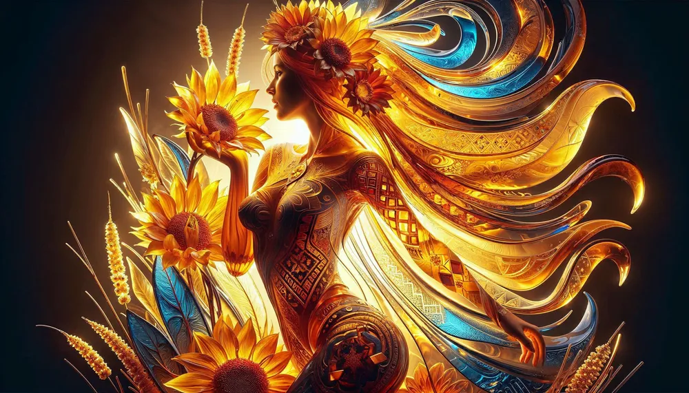 Ukrainian Amber Queens: Faces Shaped by Sunflower Light — Art For ...