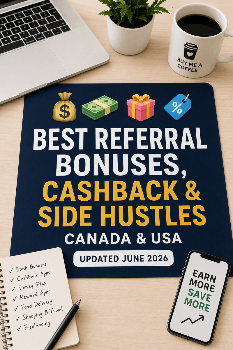 💰 25+ Canada And USA Referral Bonuses I’ve Personally Tested (June 2026)