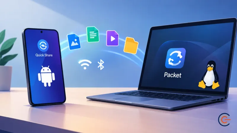 Packet acerca Quick Share de Android a los escritorios Linux