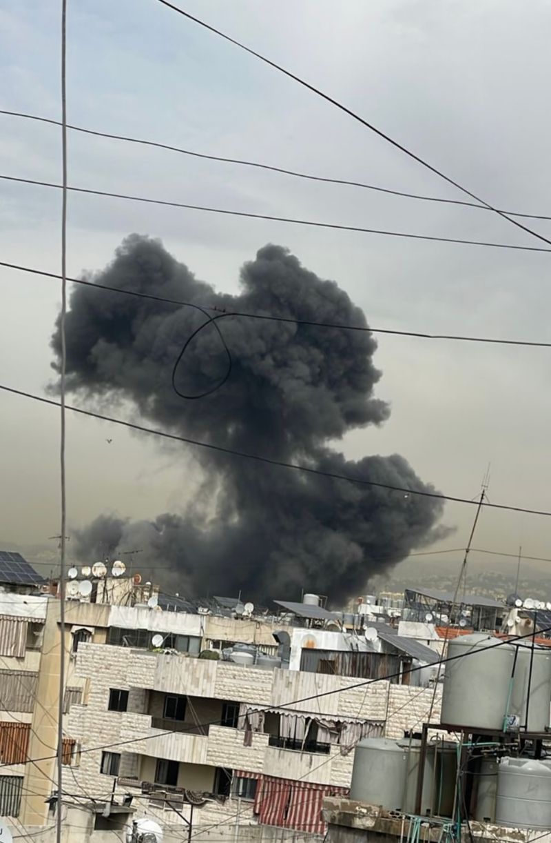 from the strike on Beirut…