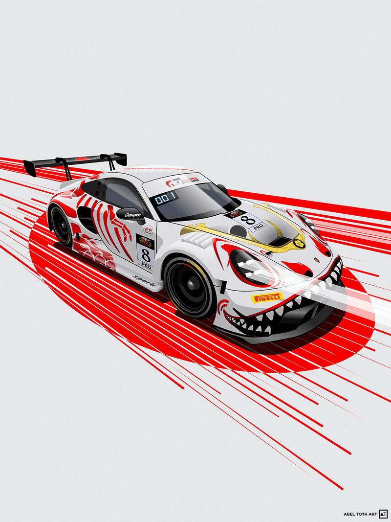 FREE! Porsche 911 GT3R 'Bushi Rex' Suzuka 1000km Winner