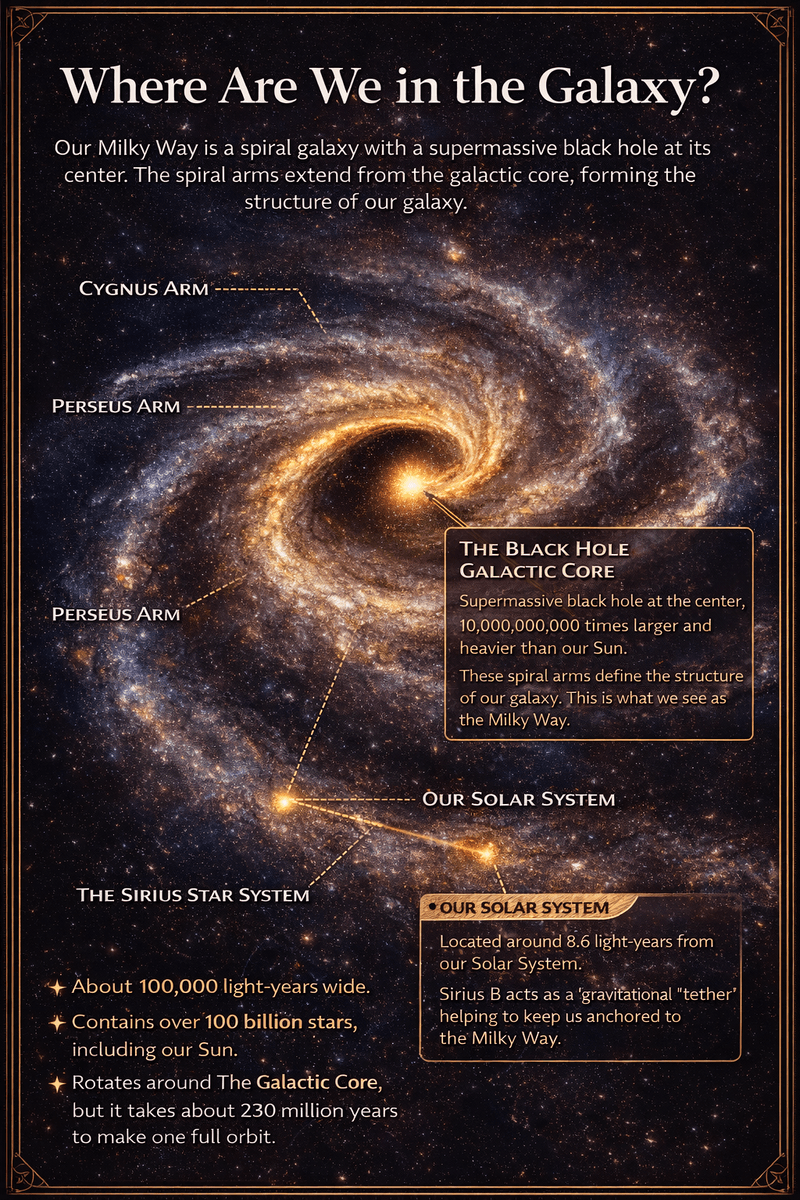 WHERE ARE WE IN THE GALAXY?? - RAS BEN