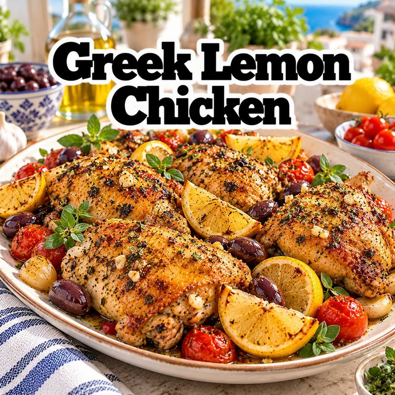 Greek Lemon Chicken: Juicy, Zesty & Easy Chicken Recipes for a Mediterranean Dinner