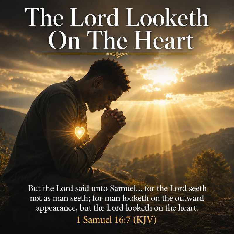 The Heart God Sees: A Theological Reflection on 1 Samuel 16:7 (KJV)