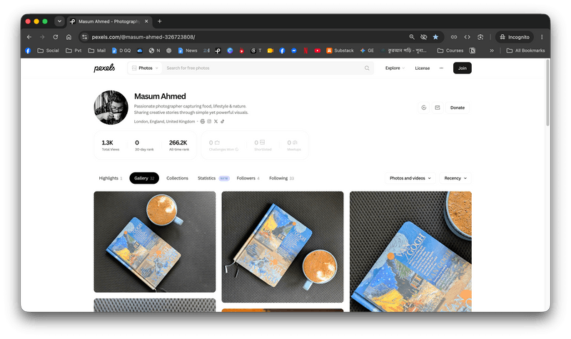 New photos added to my Pexels gallery