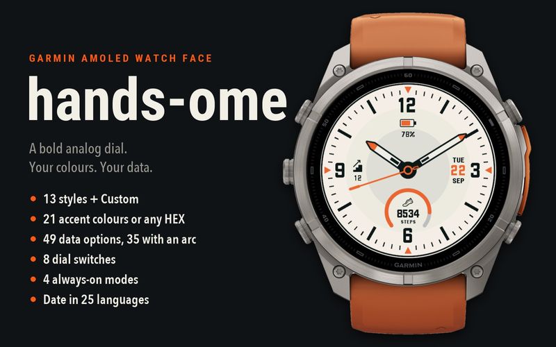 Hands-ome watchface description