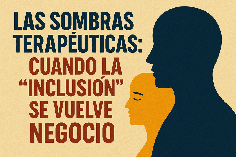 Las Sombras Terapéuticas: Cuando la "Inclusión" se Vuelve Negocio