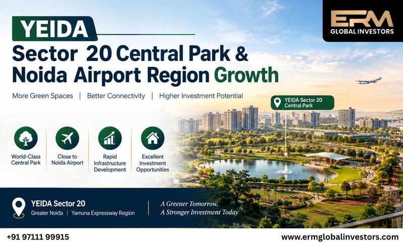 YEIDA Sector 20 Central Park & Noida Airport Region Growth
