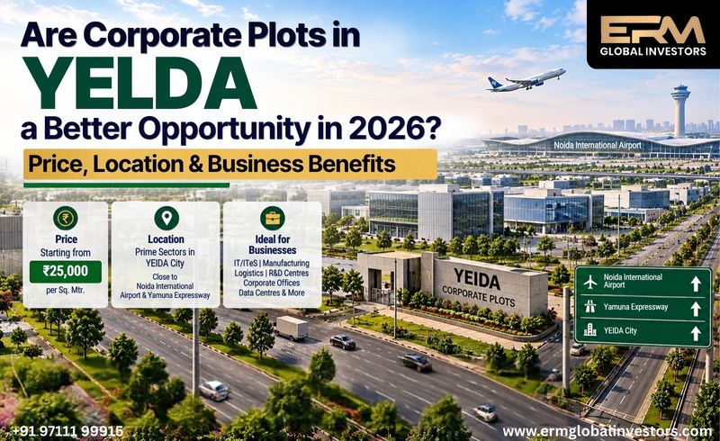 Are Corporate Plots in YEIDA a Better Opportunity in 2026? Price, Location & Business Bene