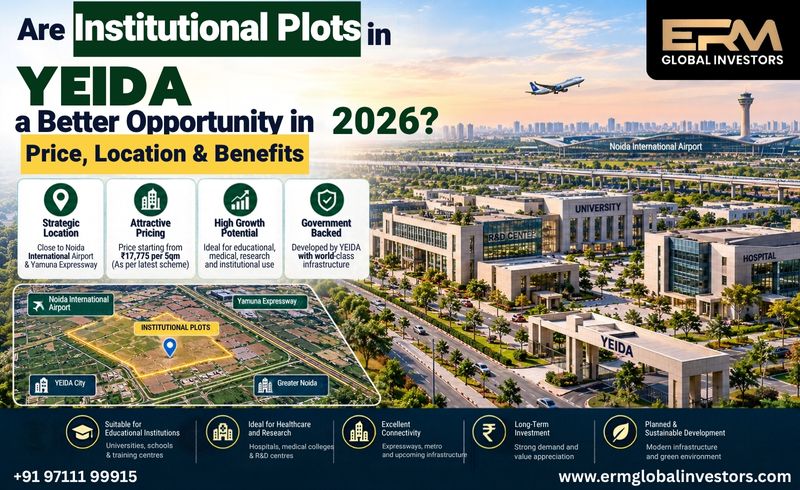 Are Institutional Plots in YEIDA a Better Opportunity in 2026? Price, Location & Benefits