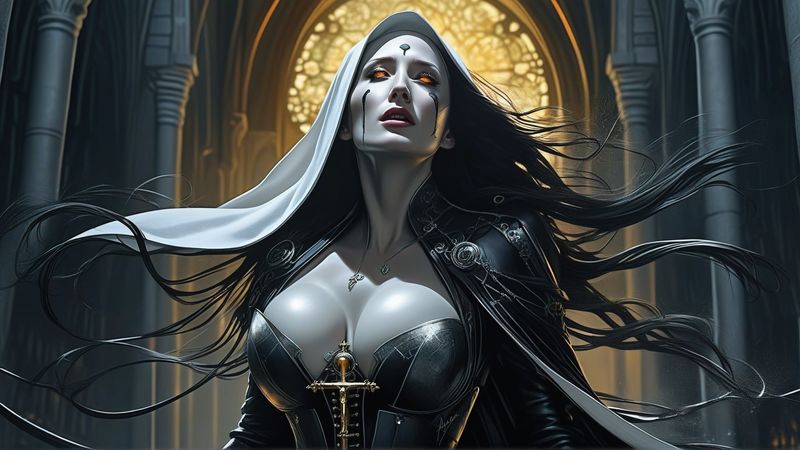 "Blessed by shadows, armed by fate."