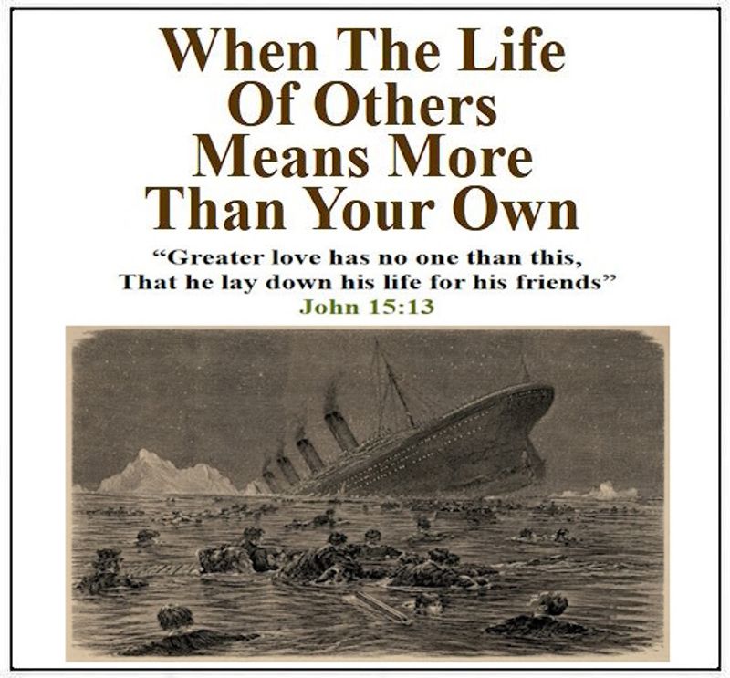 When The Life Of Others Means More Than Your Own