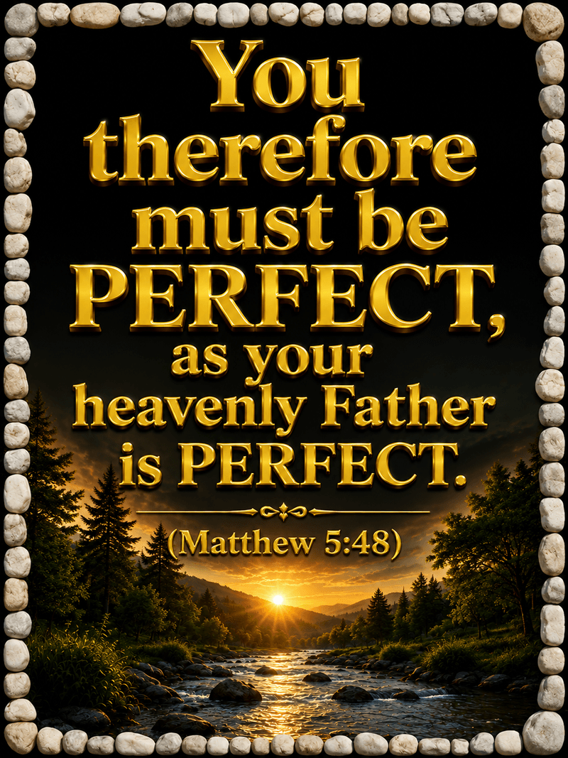 Kingdom principles of perfection in Christ .