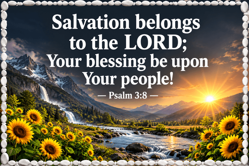 Salvation is from lord .